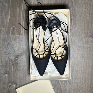 Manolo Blahnik Black Heels with Sophisticated Design